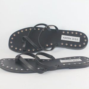 Black Leather Sandals. Greek Style Sandals. Goth Sandals